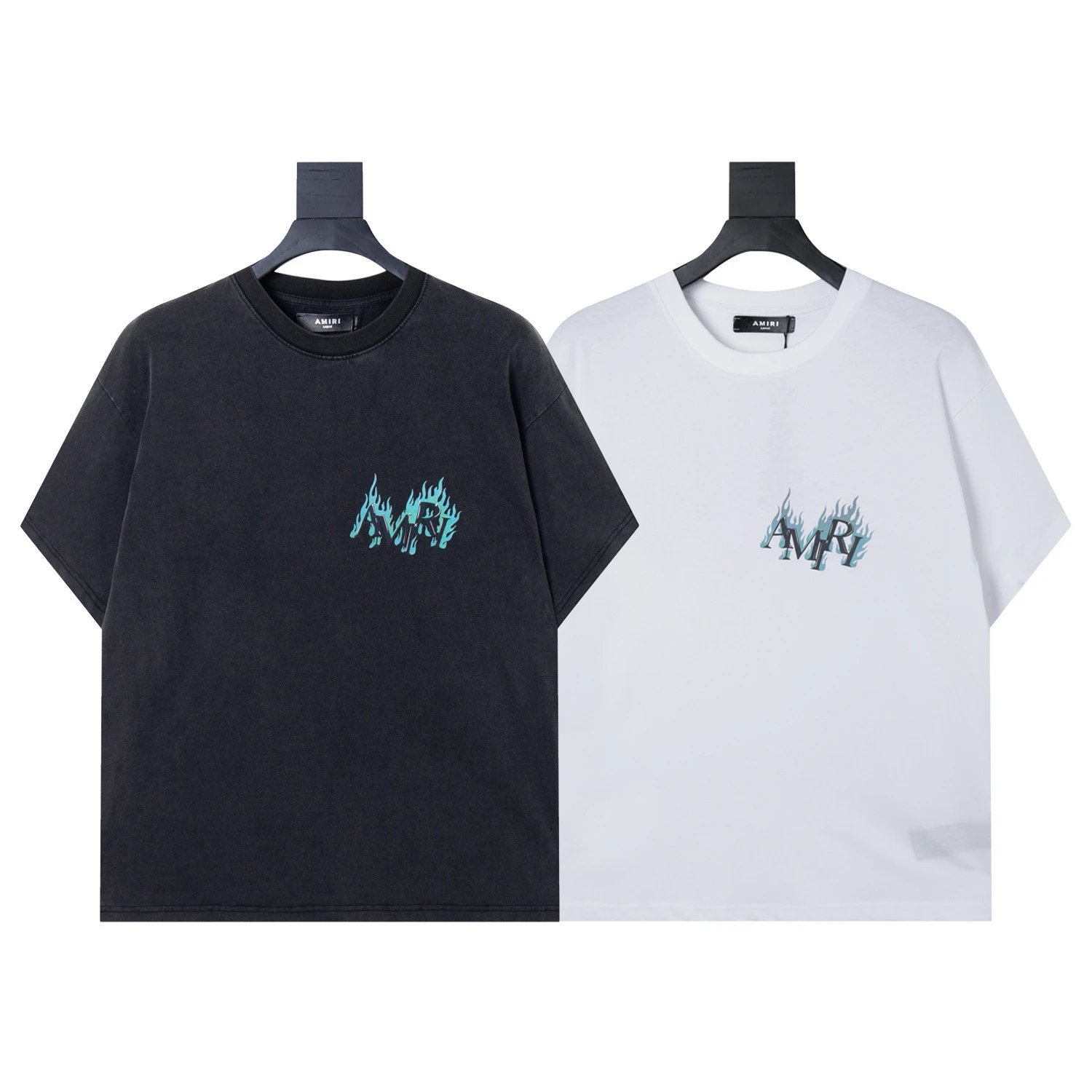 Amiri Snowflake Graphic Print White T-Shirt - 9