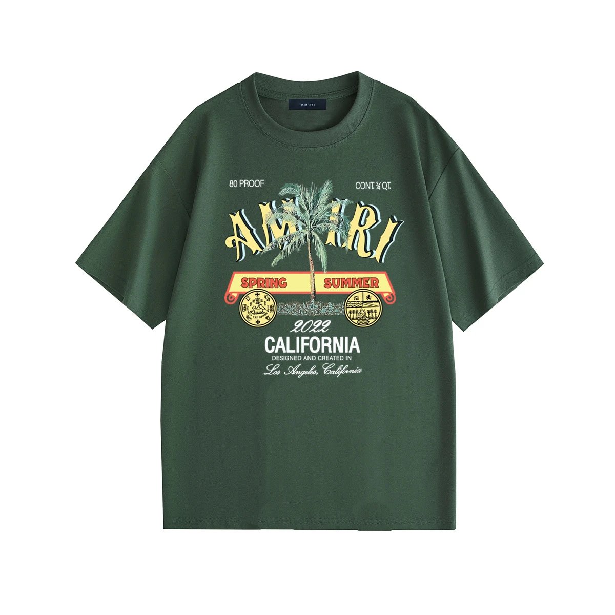 Amiri Dove Graphic Print Black T-Shirt - 6