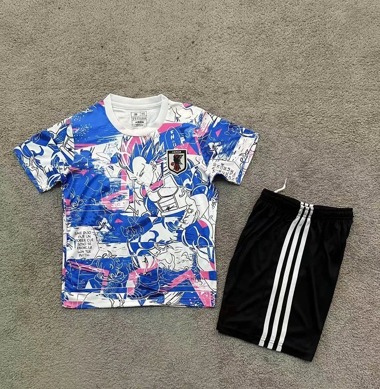 Adidas x Dragon Ball Z Collaboration Graphic T-Shirt and Black Shorts Set