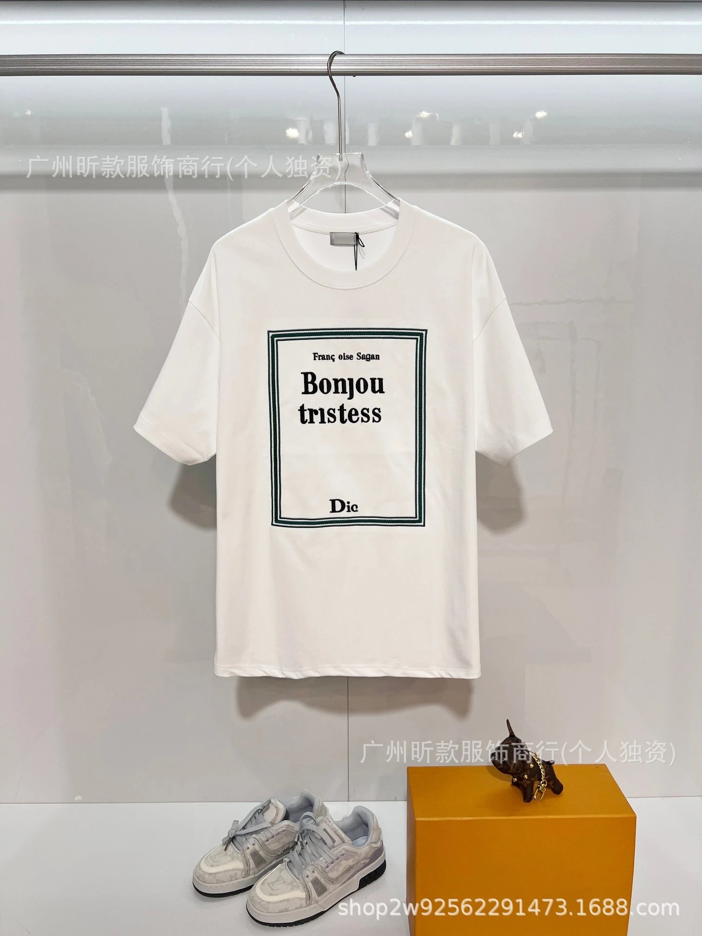Dior Bonjour Tristesse White Graphic T-Shirt - 11