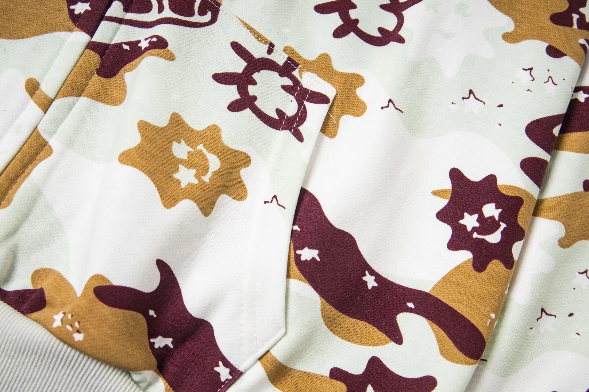 Design Glory Gang Camo Print Hoodie Multicolor Hoodie - 16