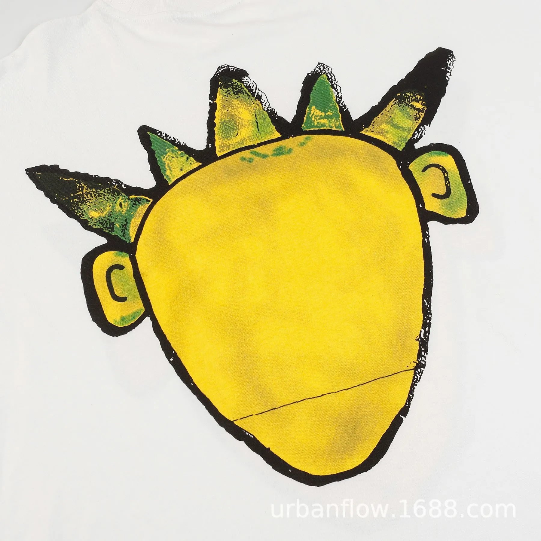 Design Bornstar CD Graphic Cropped T-Shirt White T-Shirts - 18