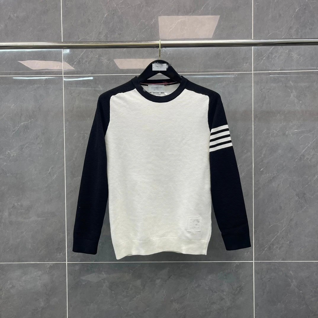 Fendi FF Logo Intarsia Knit Sweater Black - 3