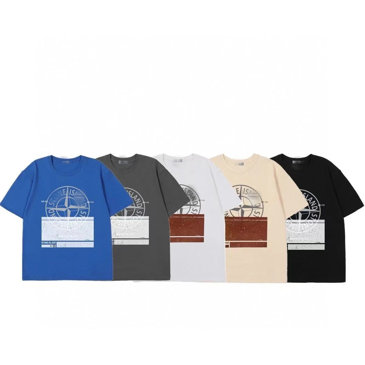 Stone Island Compass Logo T-Shirt Blue - 14