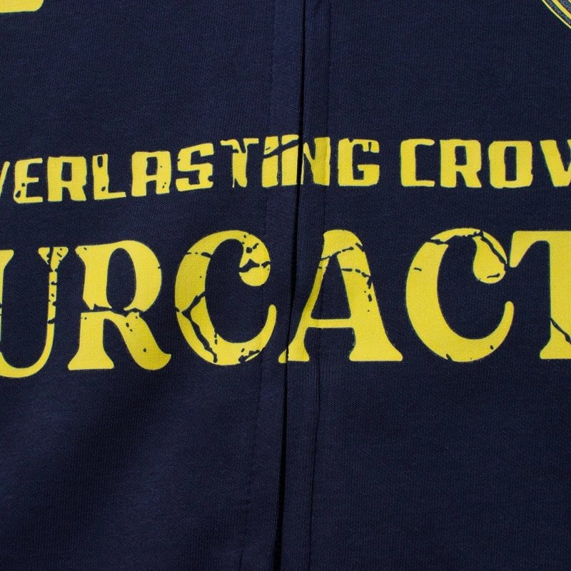 Four Cactus Everlasting Crown Track Jacket Navy Yellow Outerwear - 14