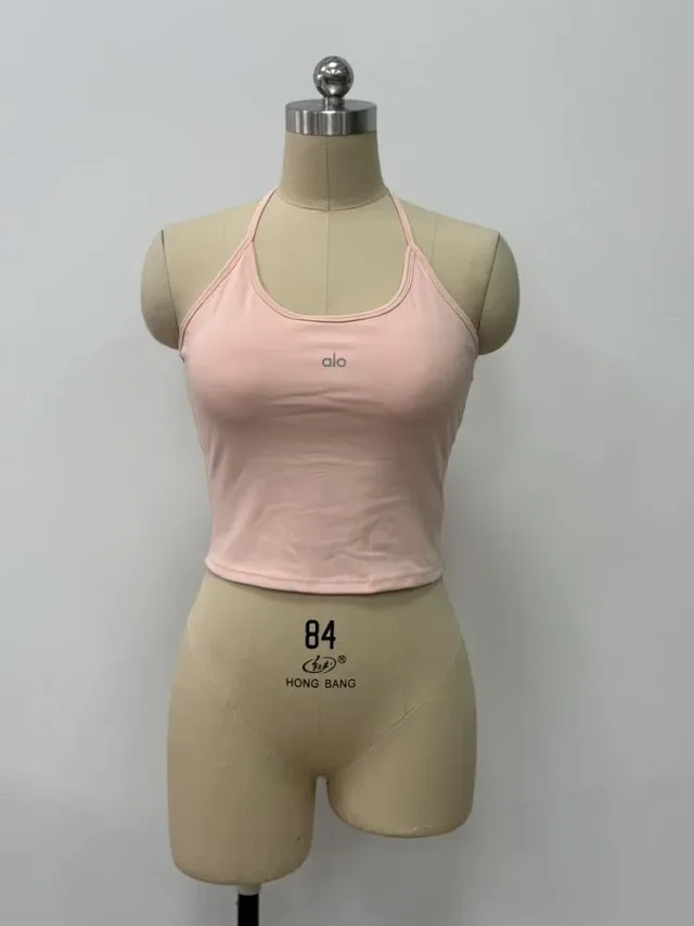 Alo Vests Halter Tie-Back Active Tank Top product detail image 7
