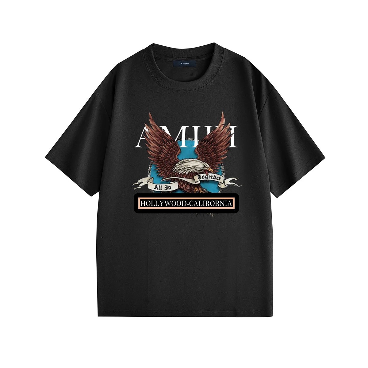 Amiri Dove Graphic Print Black T-Shirt - 17