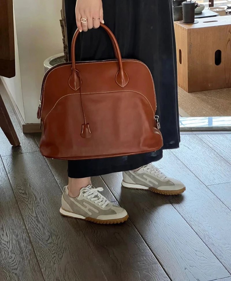 Hogan H-Street Beige Brown Sneakers - 18