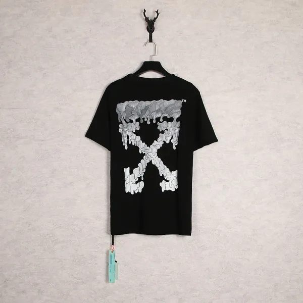 Off-White Melting Arrow Black T-Shirt - 1