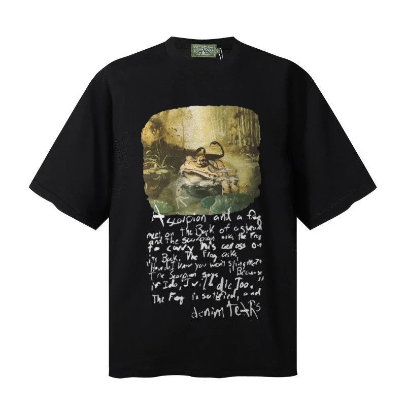 Design Another Country Map Print Black T-Shirt - 34