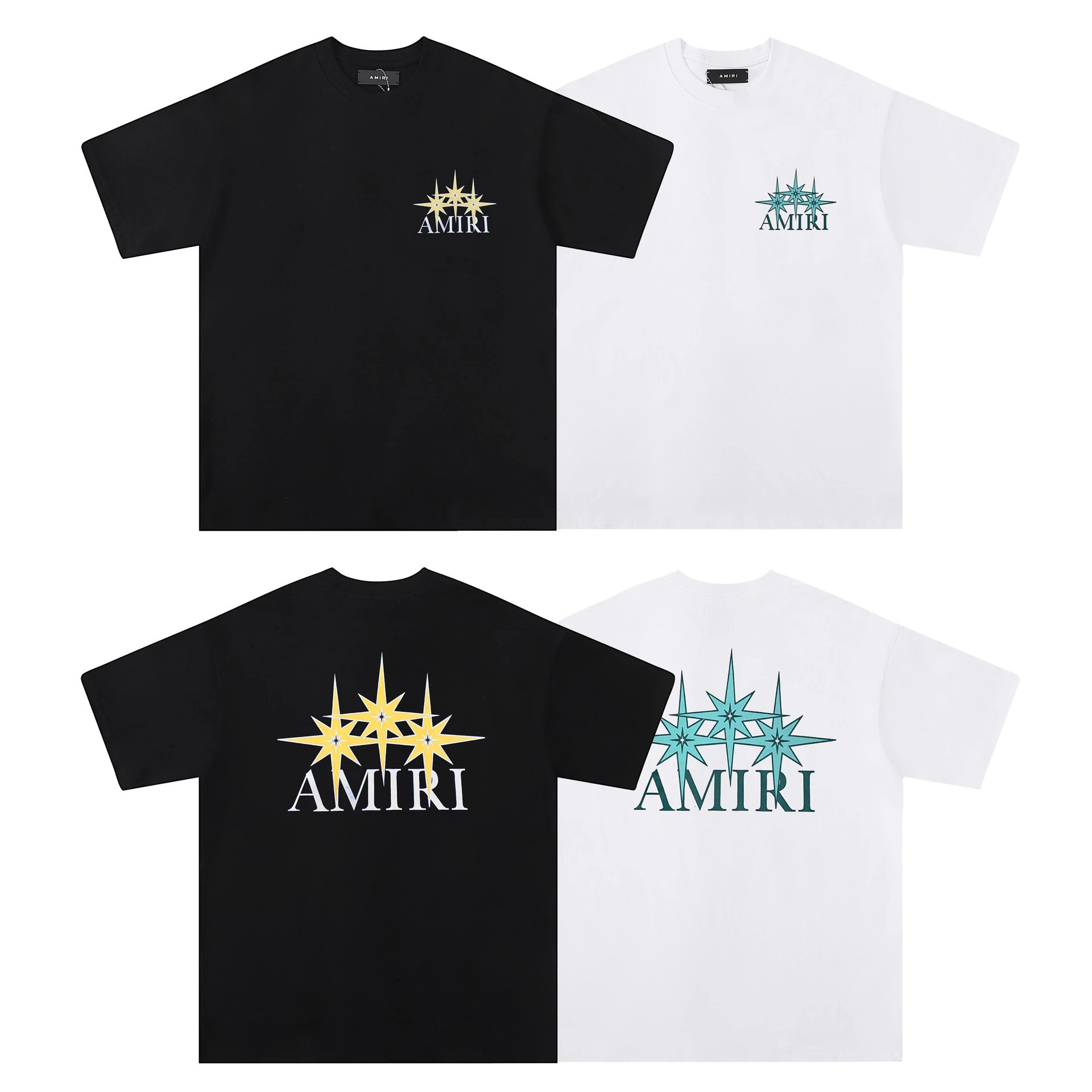 Amiri Hollywood Arch Logo Black T-Shirt - 7