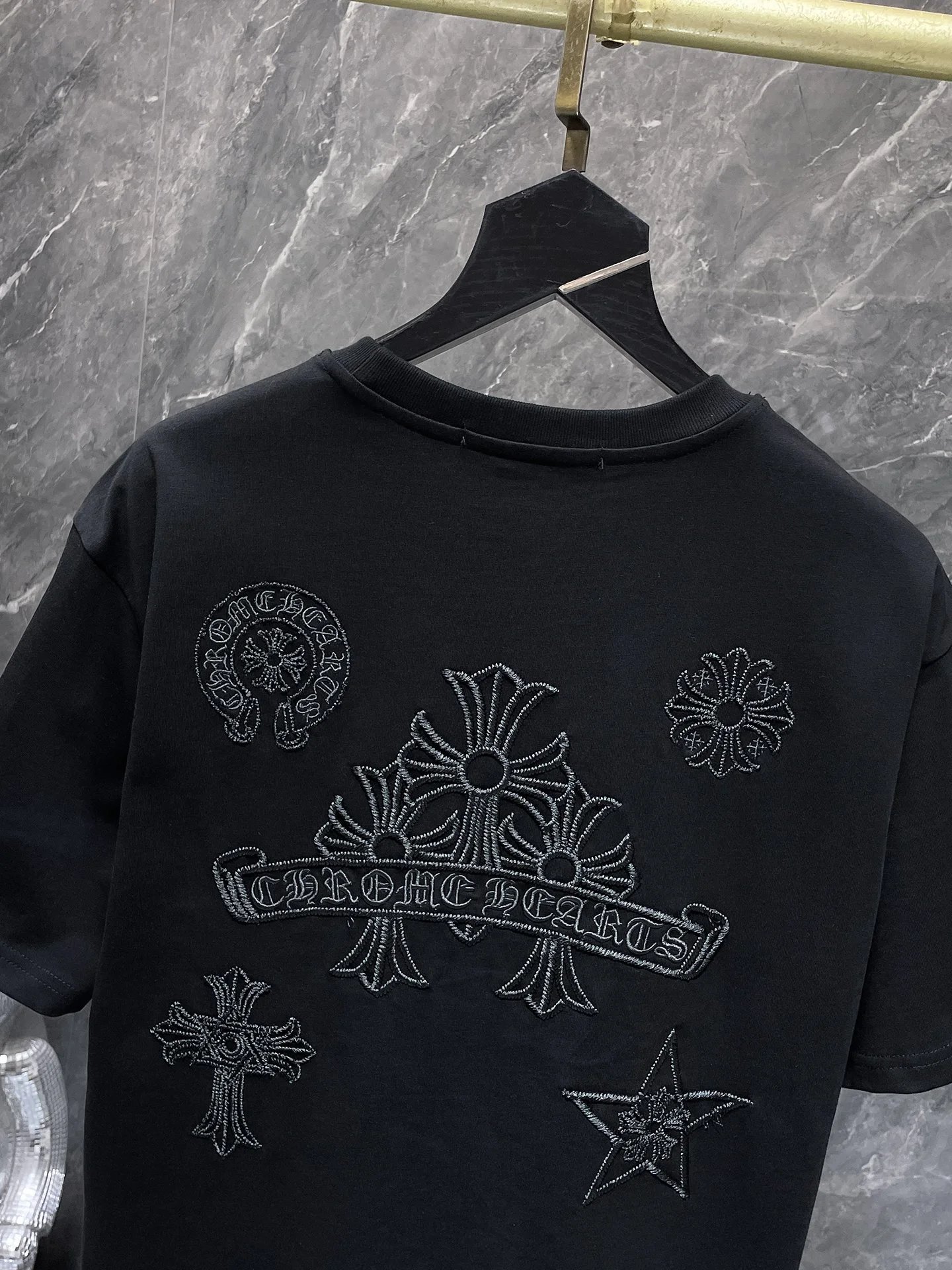Design St Barth x Unknown Brand Graphic Print Black Oversized T-Shirt T-Shirts - 31