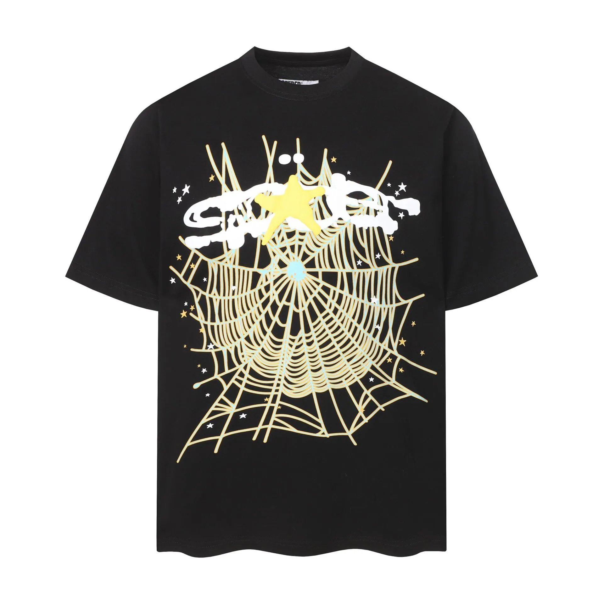 SP5DER Distorted Logo White T-Shirt - 25