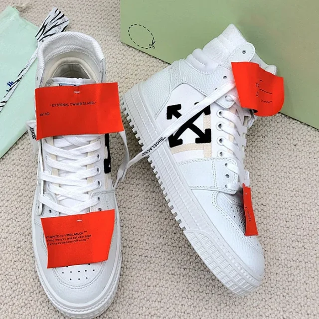 Unbranded Sneakers High-top lace-up with decorative tags product detail image 6
