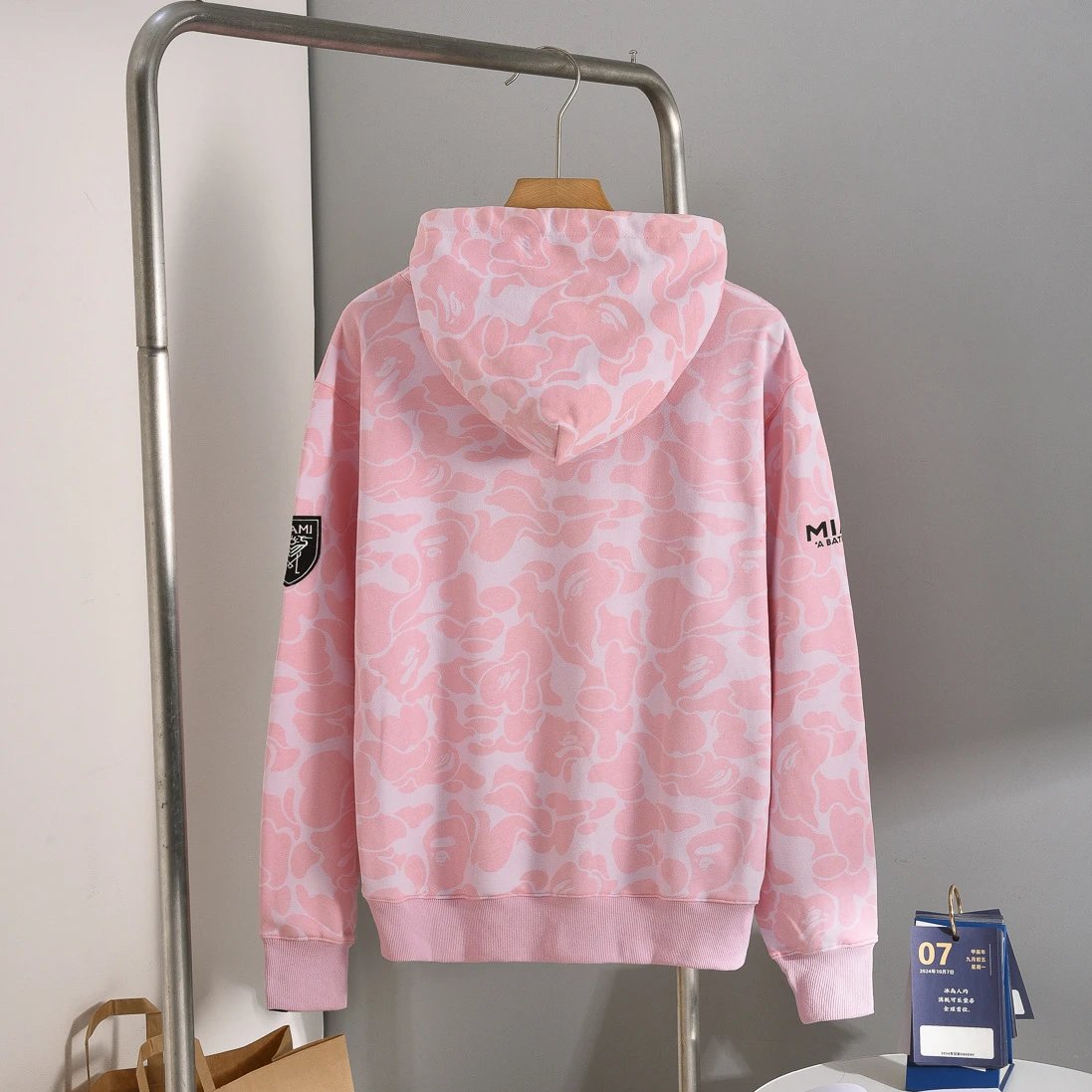 A Bathing Ape x Inter Miami CF Pink Camo Jersey T-Shirt - 3