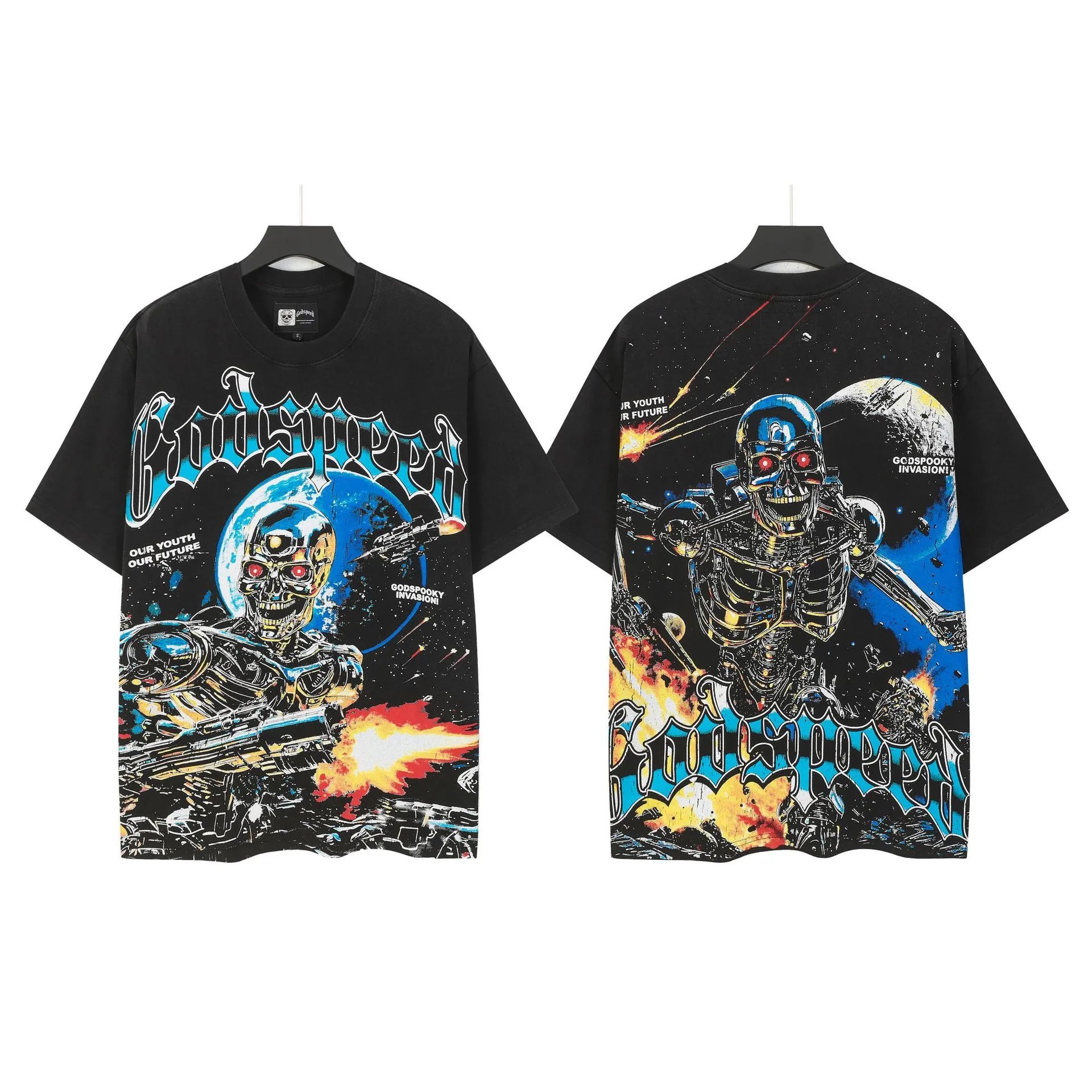 Godspeed Road to Summer 2025 World Tour Black T-Shirt - 15