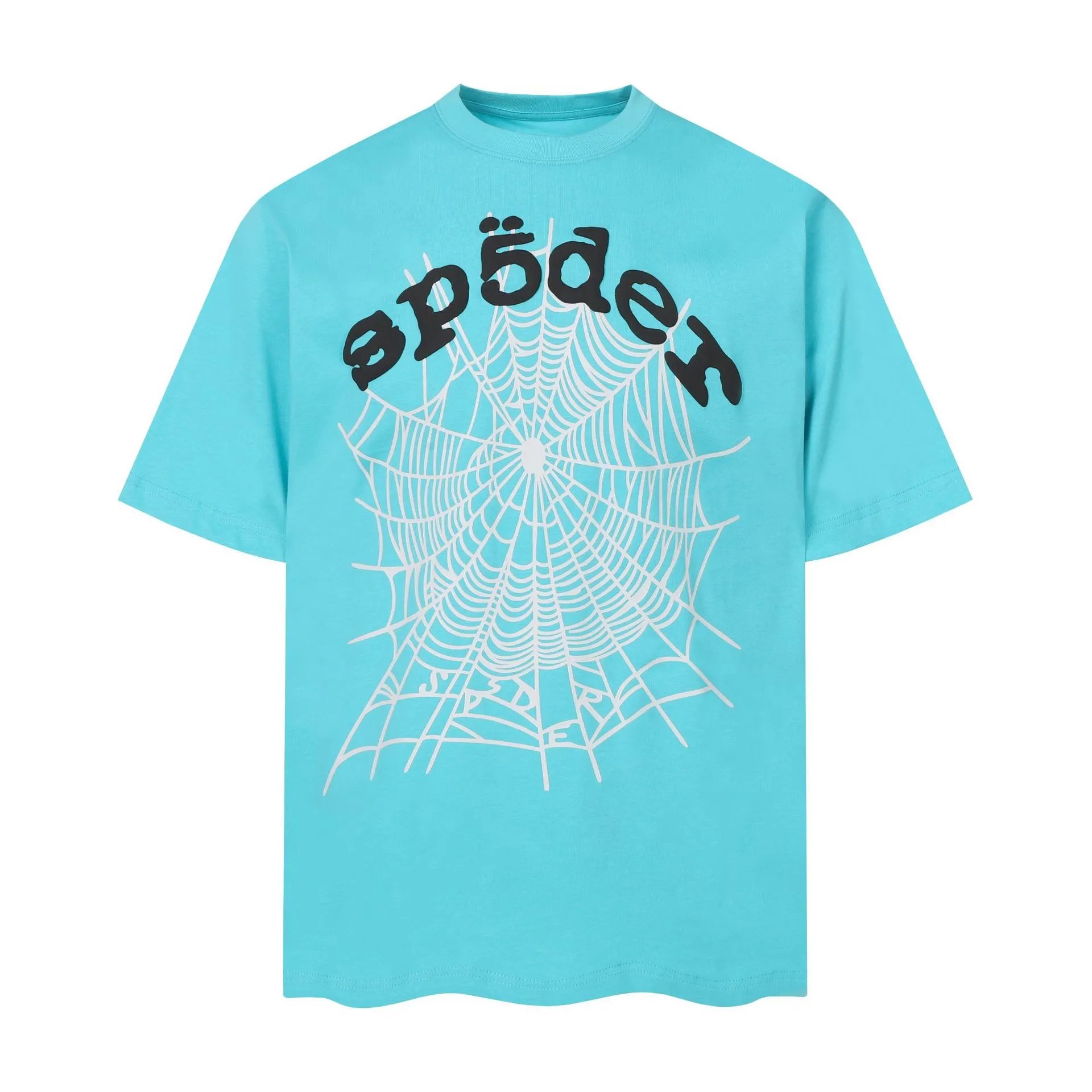 SP5DER Distorted Logo White T-Shirt - 29