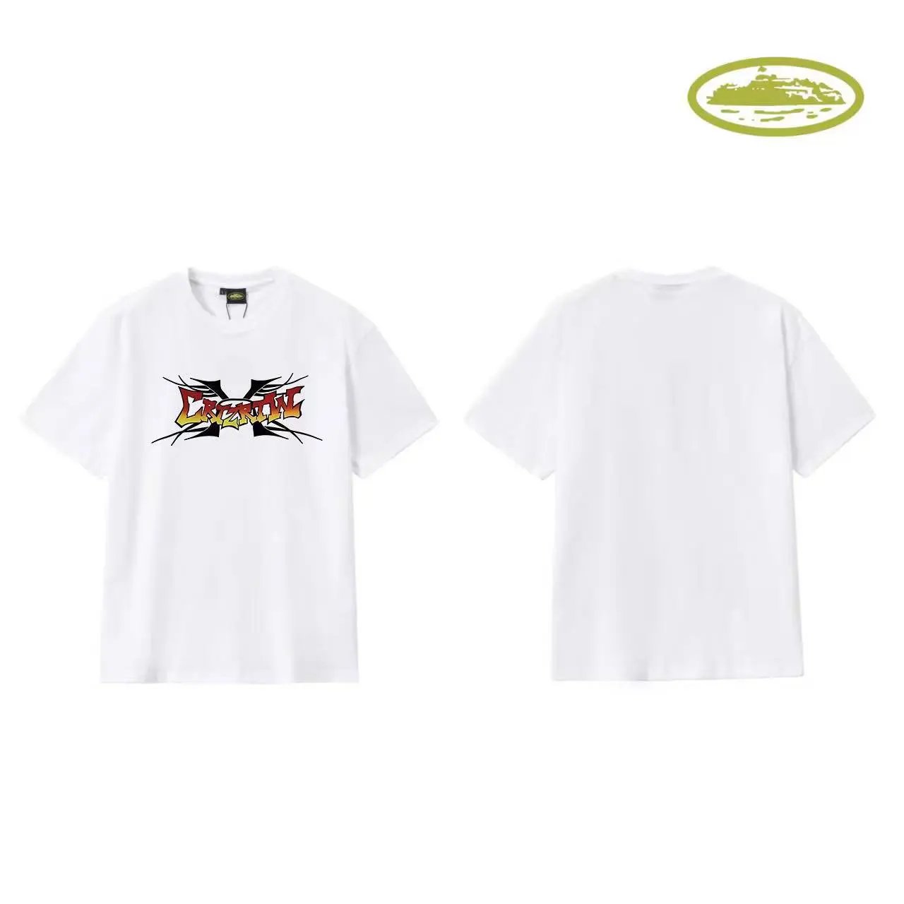 Design Cloud Burst Graphic T-Shirt White - 7