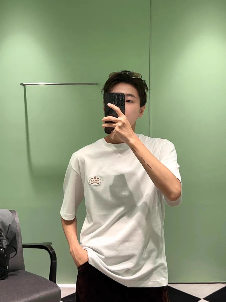 Prada Milano Arch Logo White T-Shirt - 5