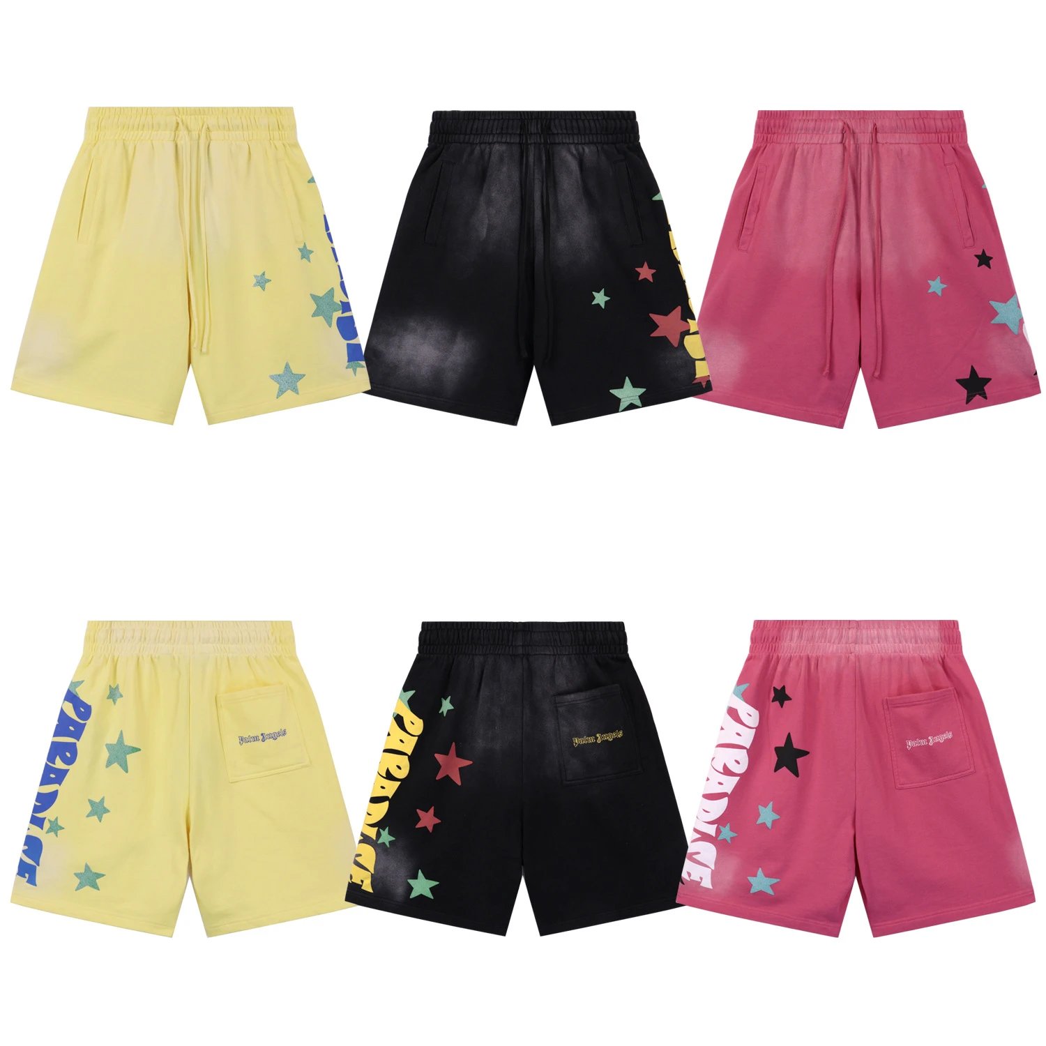 Palm Angels Paradise Print Pink Tie-Dye Set - 11