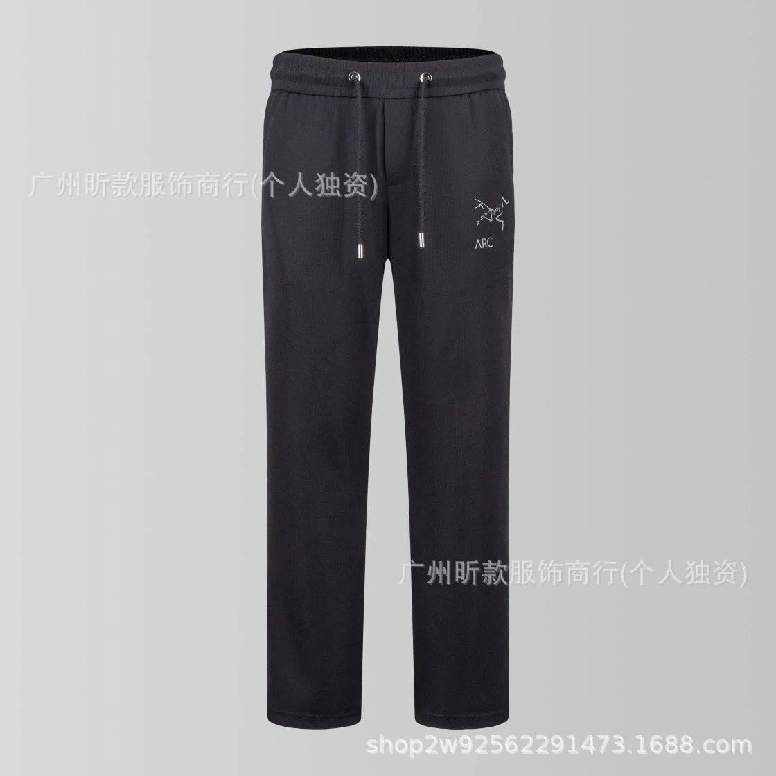 Design Technical Pants Black Full-Open Style Pants - 4