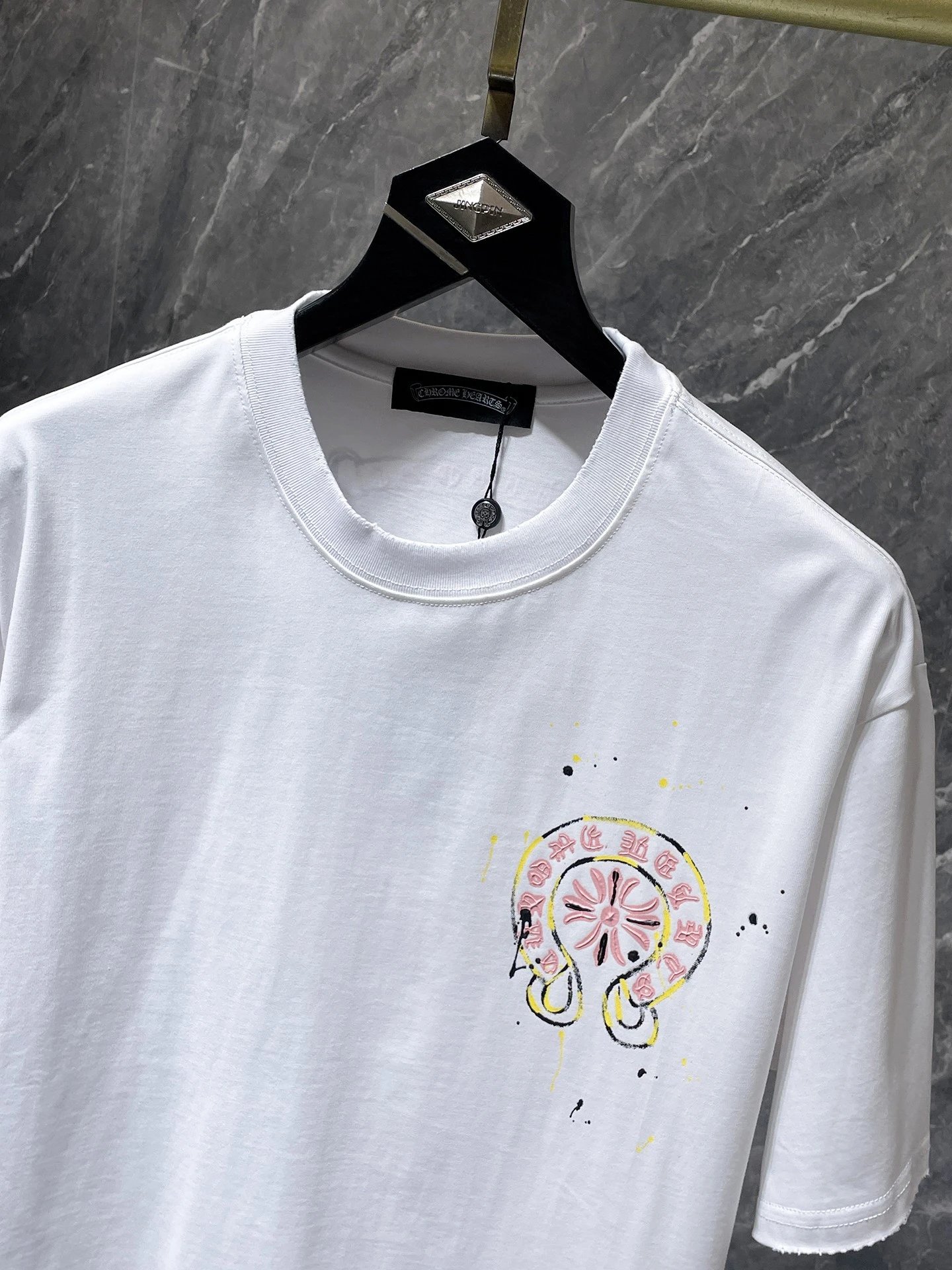 Design St Barth x Unknown Brand Graphic Print Black Oversized T-Shirt T-Shirts - 39