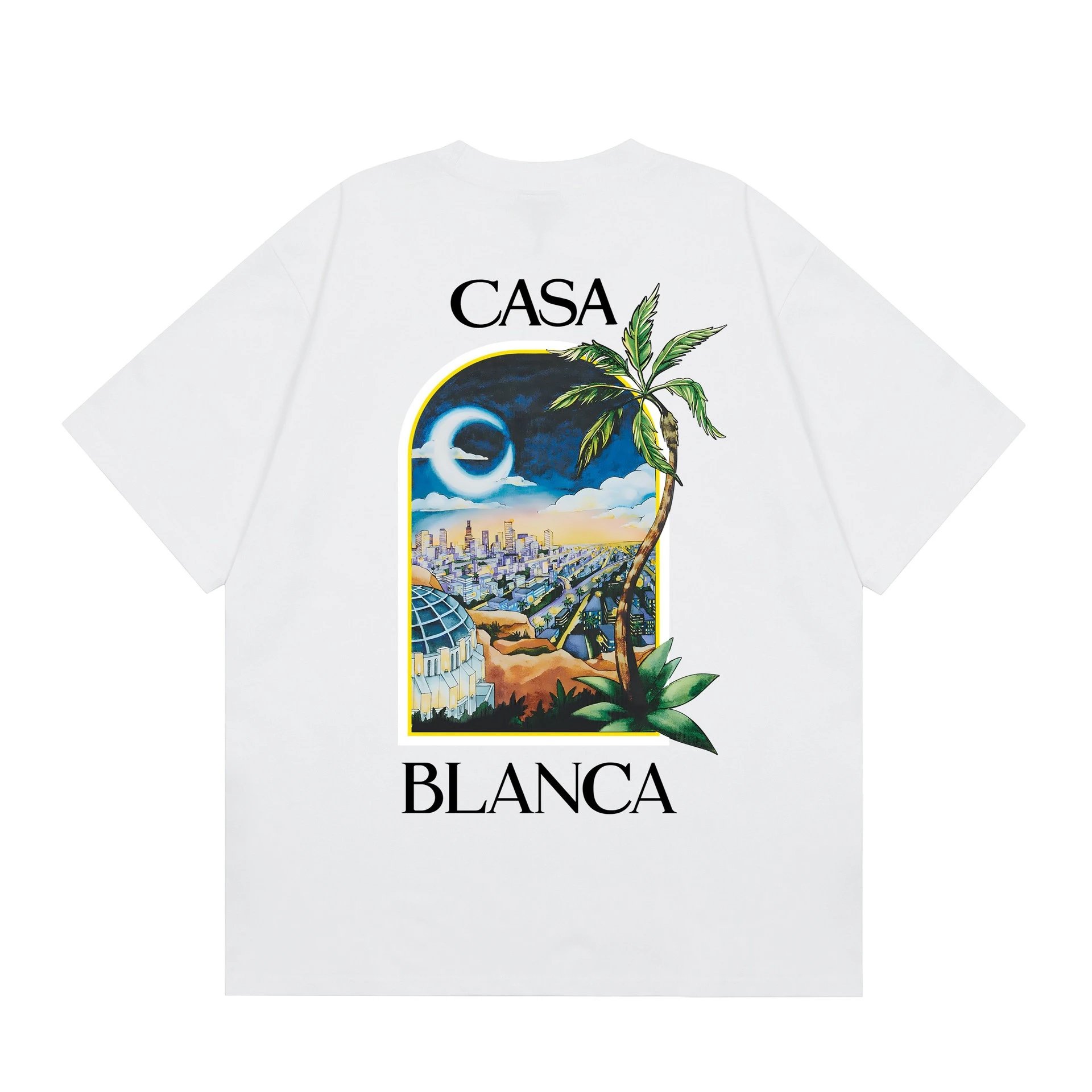 Casablanca Casa Blanca Pool Print White T-Shirt - 14