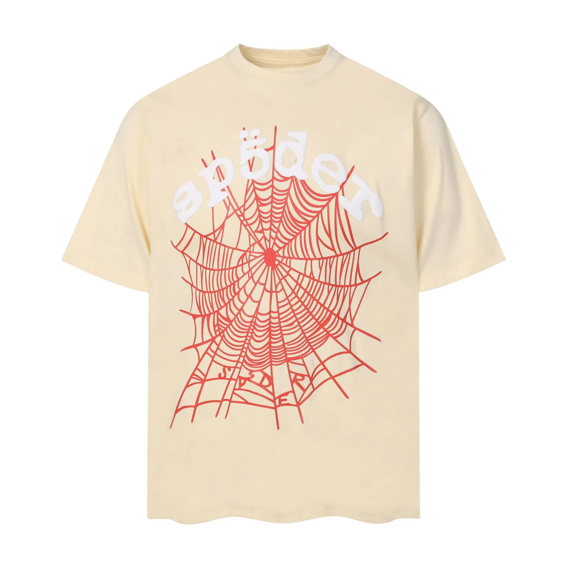 SP5DER Distorted Logo White T-Shirt - 22