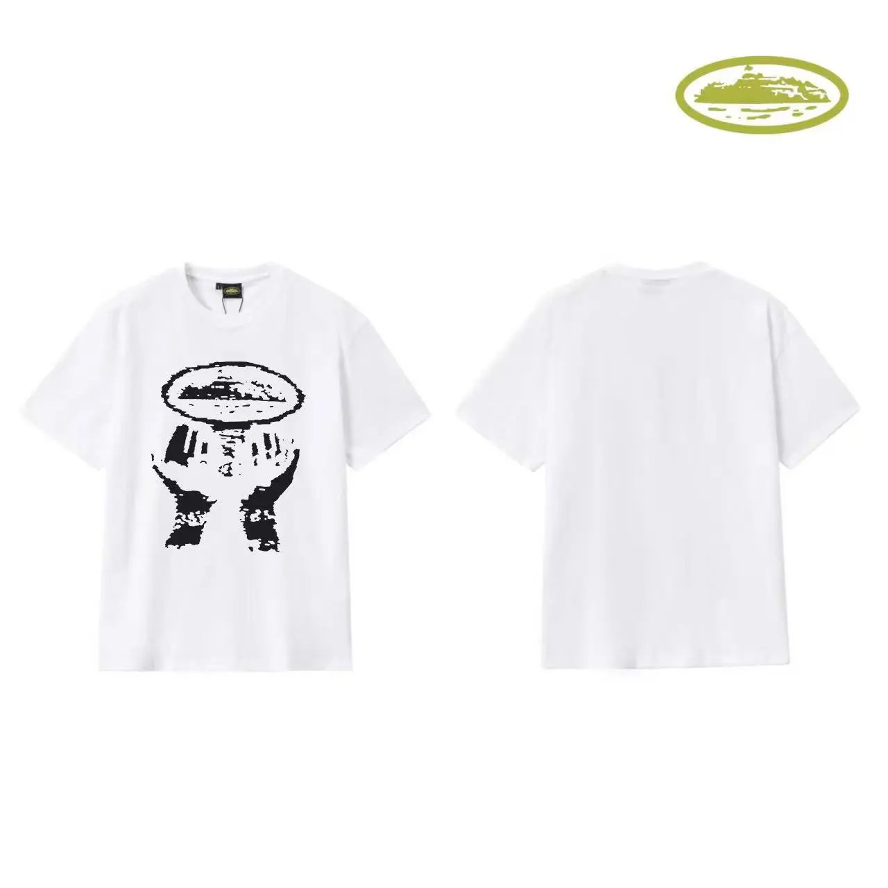Design Cloud Burst Graphic T-Shirt White - 27