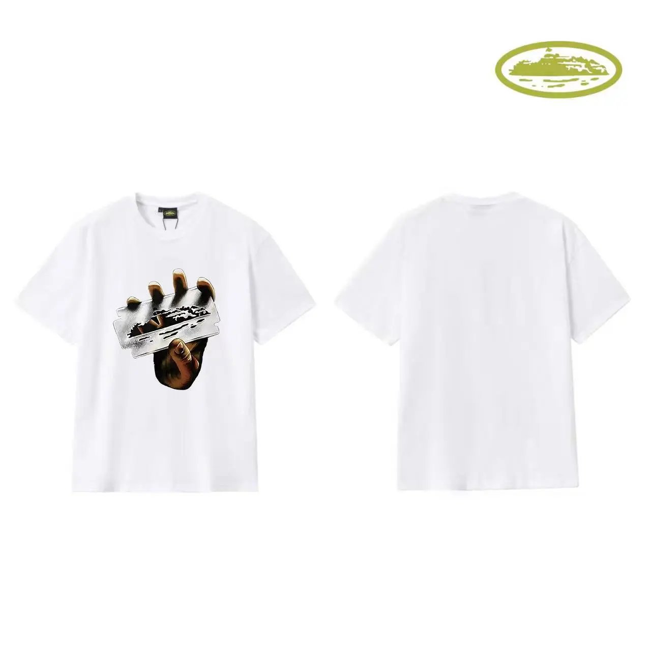 Design Cloud Burst Graphic T-Shirt White - 29