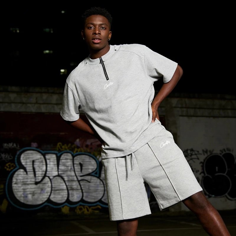 Design HMP Logo Patch Shorts Gray Shorts - 3