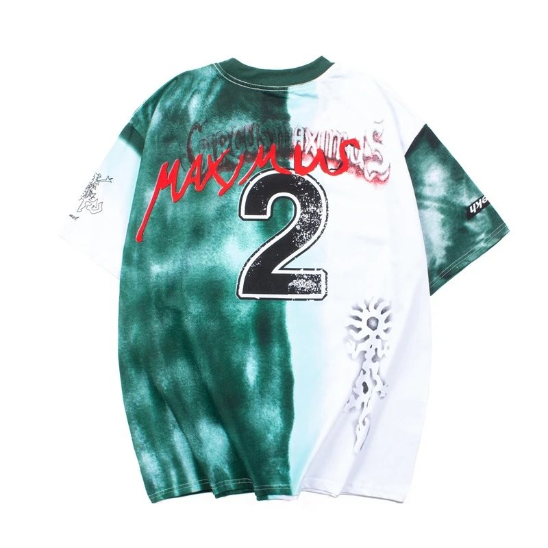 Design Tonal Striped Football Jersey Red White - 9