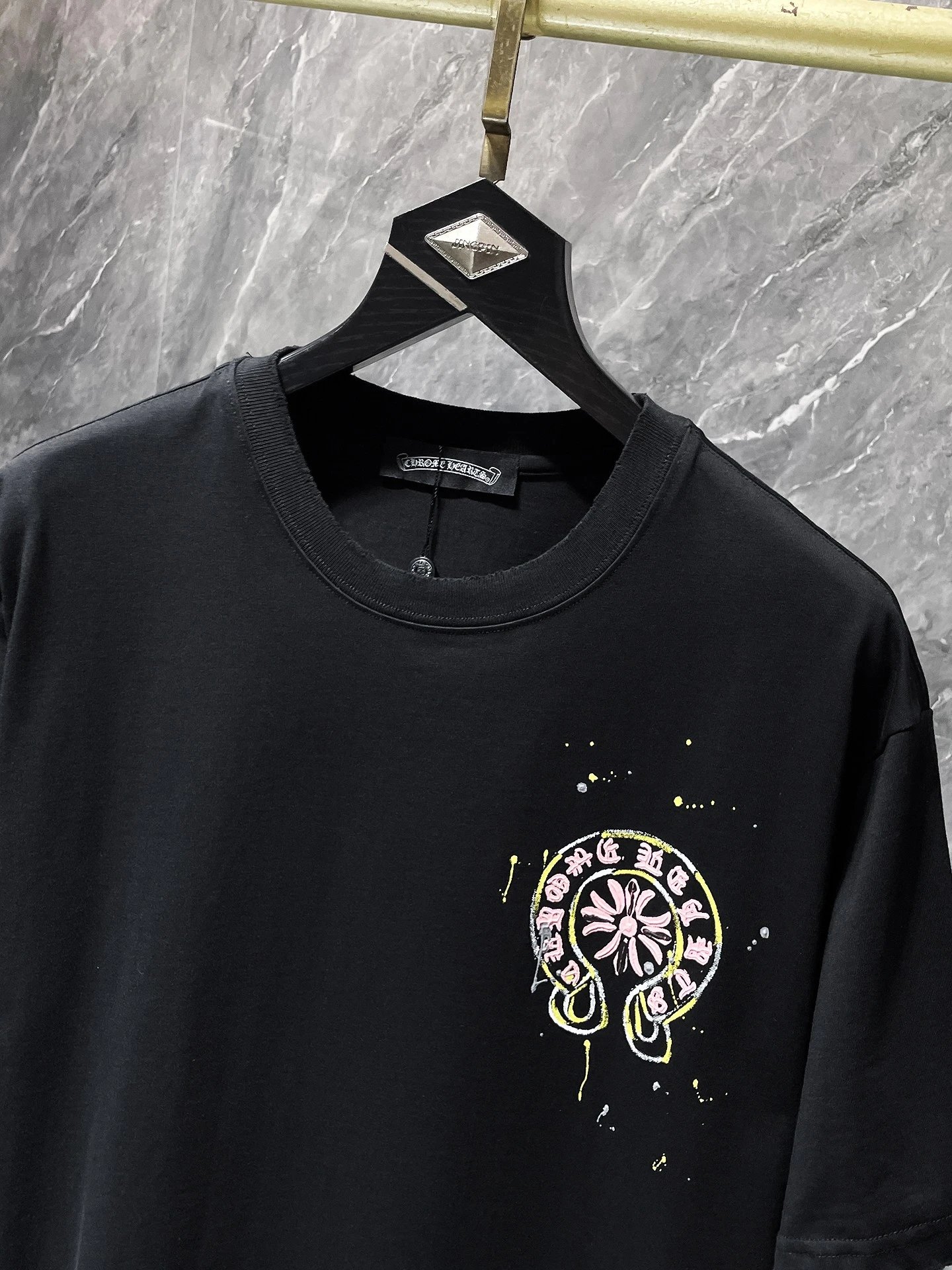 Design St Barth x Unknown Brand Graphic Print Black Oversized T-Shirt T-Shirts - 47