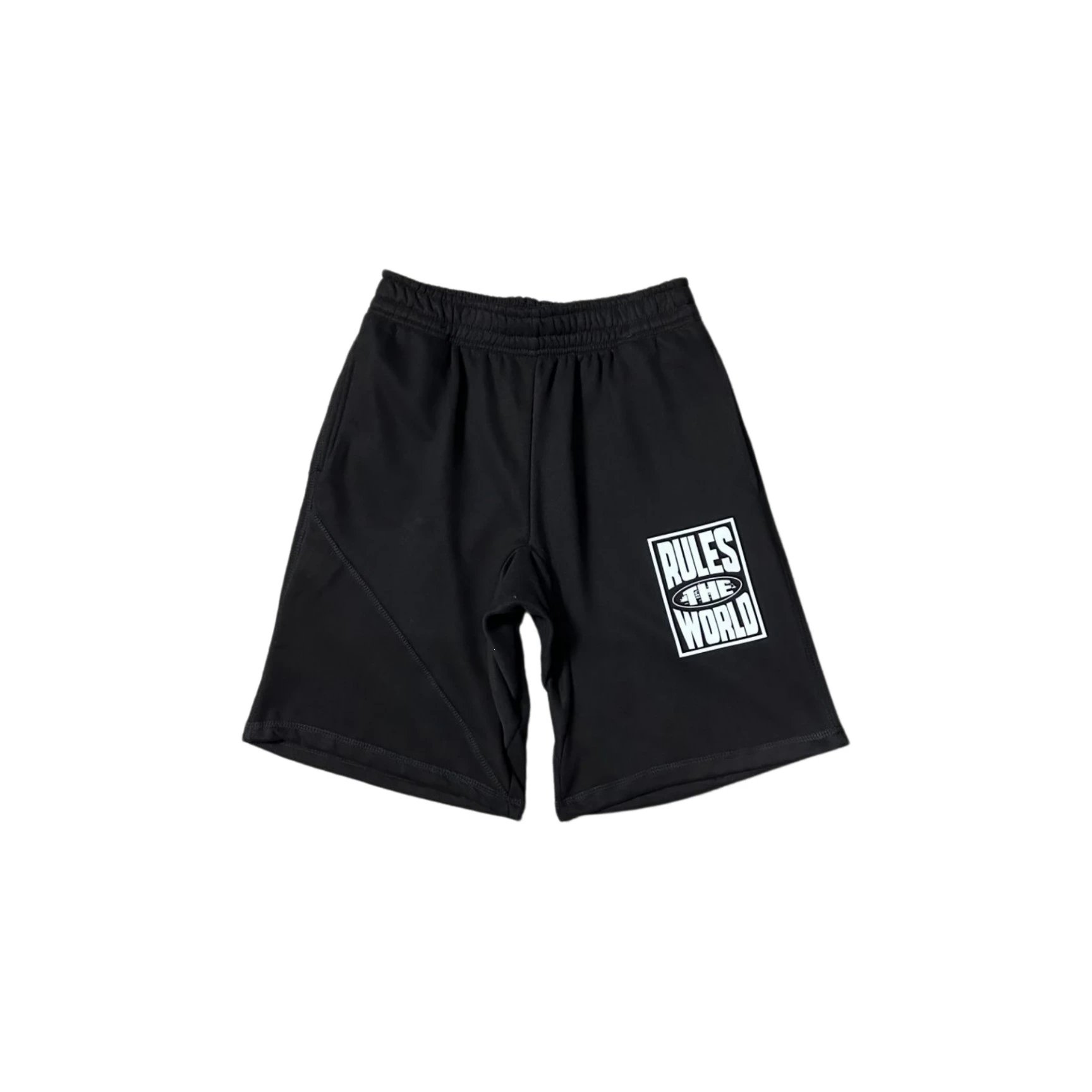 Design Rules The World Graphic Print Sweat Shorts Gray Shorts - 10