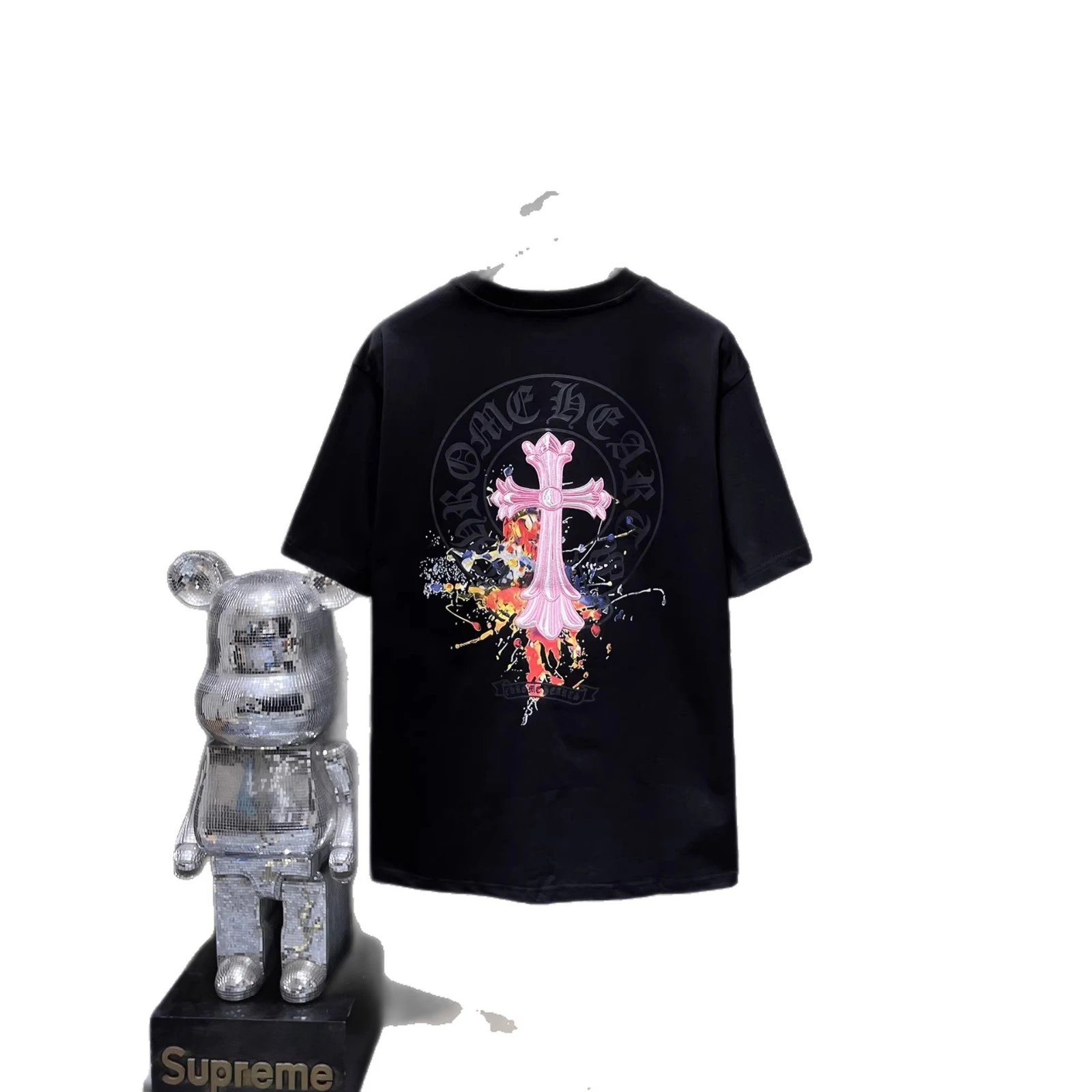 Chrome Hearts T-Shirts Embroidered Cross Graphic image 5