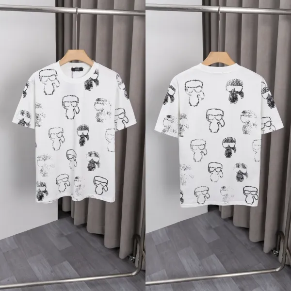 Karl Lagerfeld x Comme des Garçons Play Icon Print White T-Shirt - 1