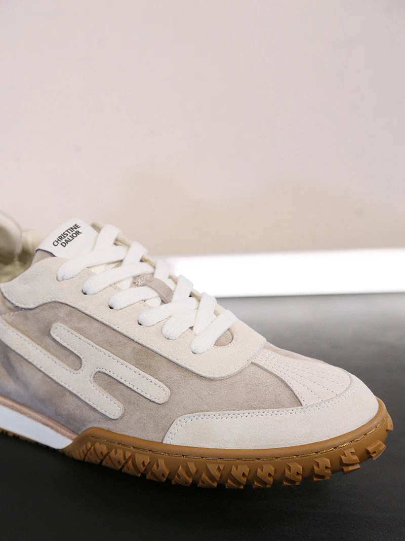 Hogan H-Street Beige Brown Sneakers - 37