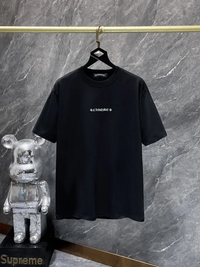 Chrome Hearts T-Shirts Embroidered Cross Graphic product detail image 2