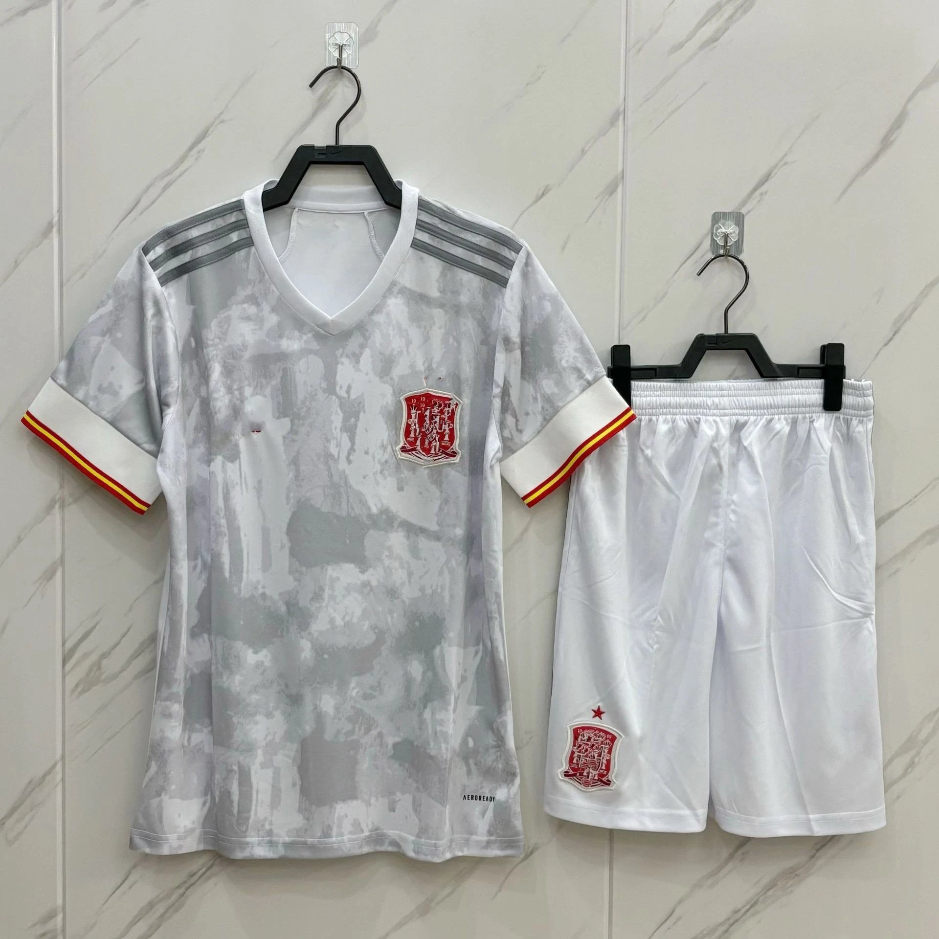 Adidas Germany 2014 World Cup Home Jersey White with Black Shorts - 18