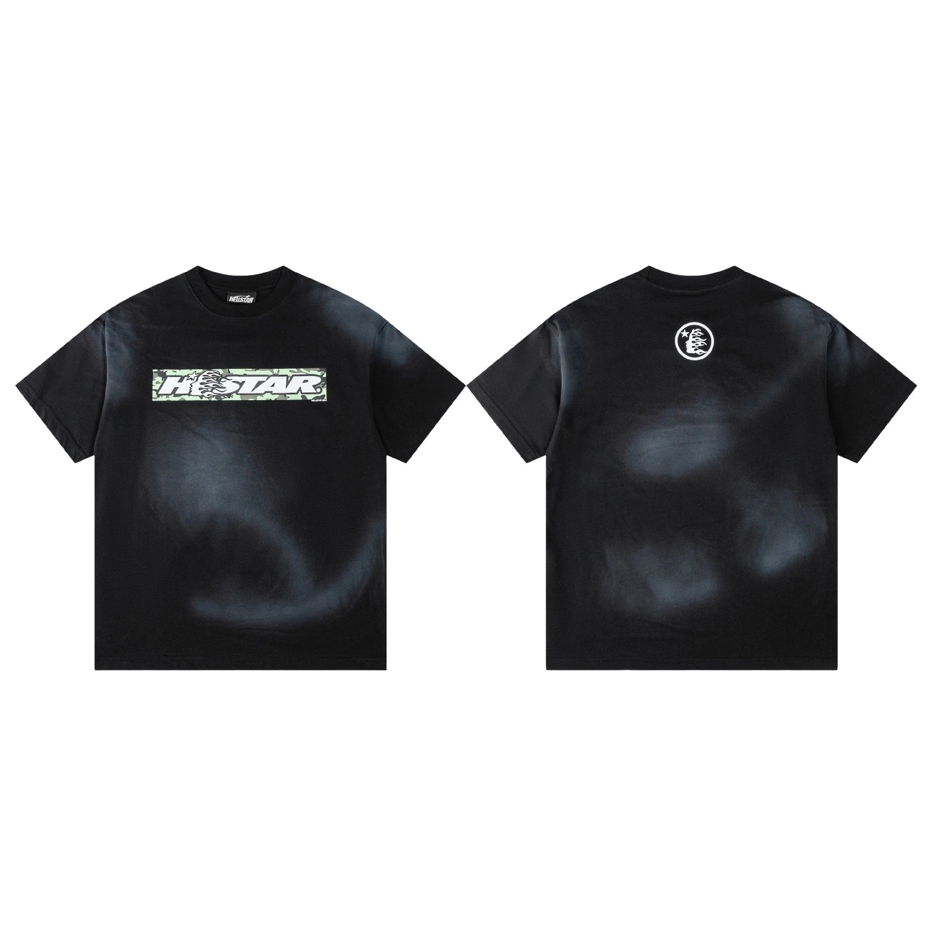 Hellstar Reach Your Inner Peace Flame Skeleton T-Shirt Black - 6