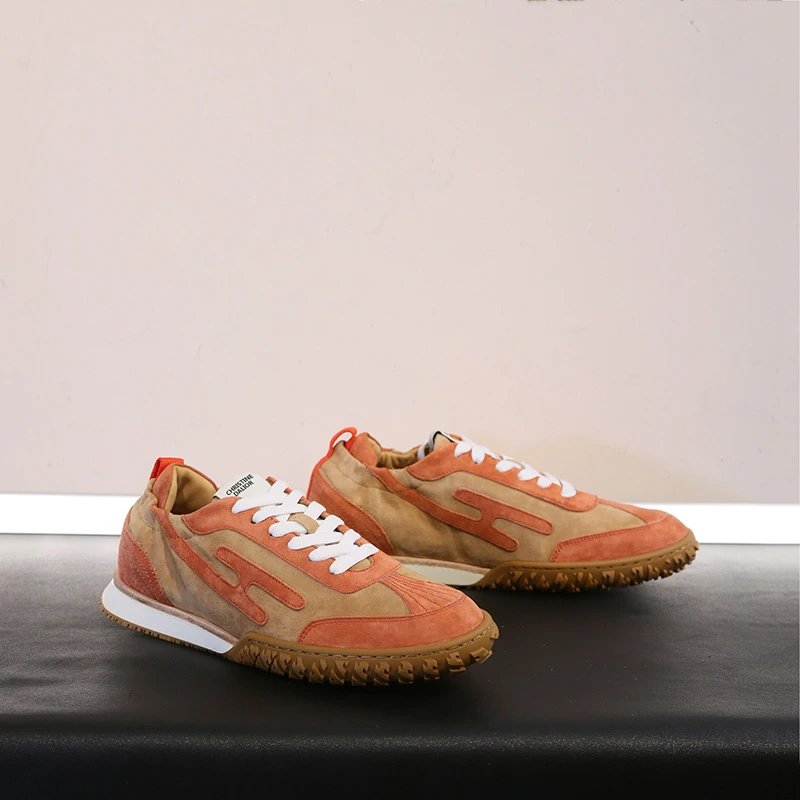 Hogan H-Street Beige Brown Sneakers - 43