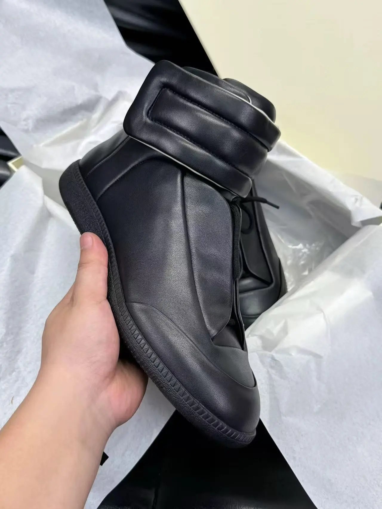 Design White Chunky Sole Slip-On Boot - 11
