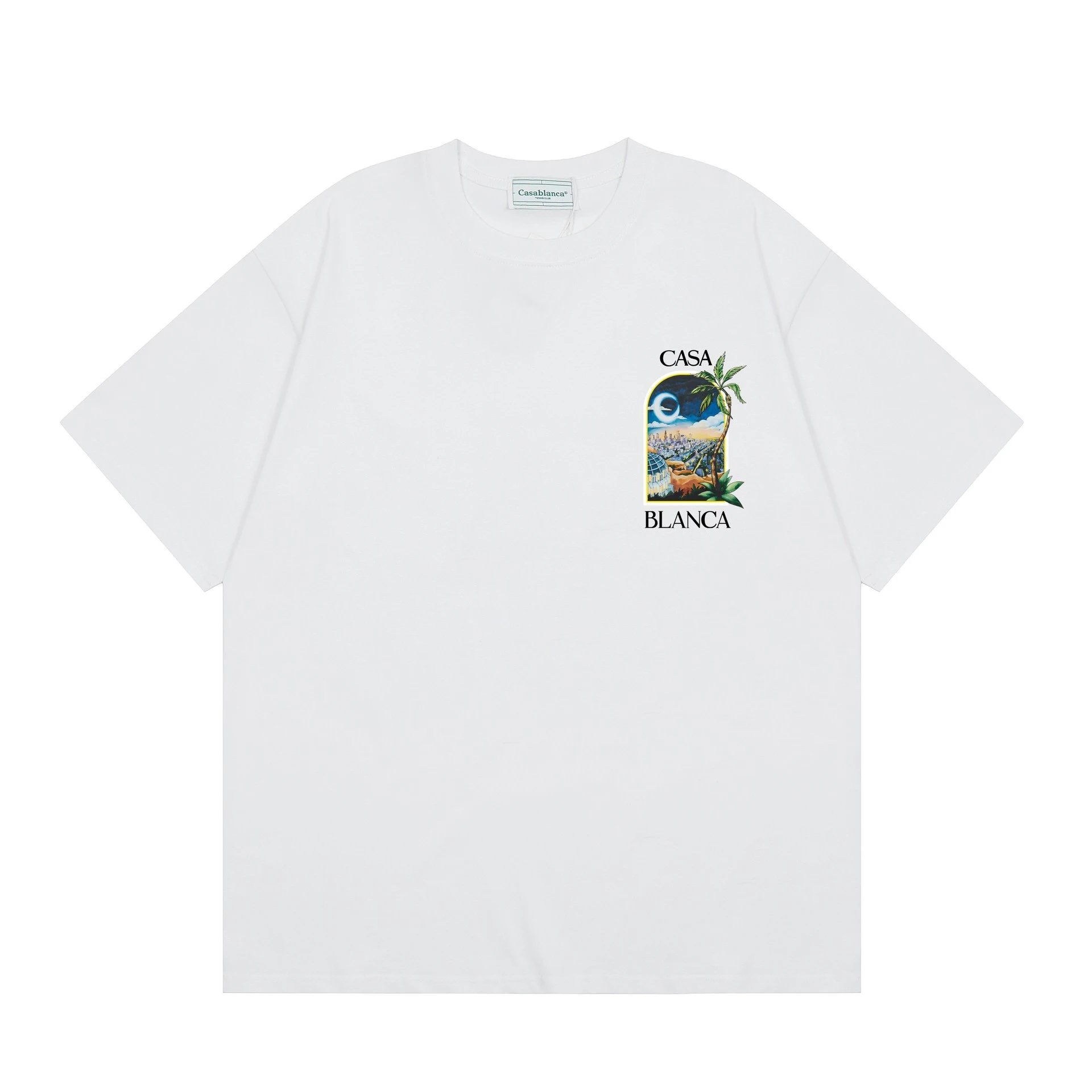 Casablanca Casa Blanca Pool Print White T-Shirt - 13
