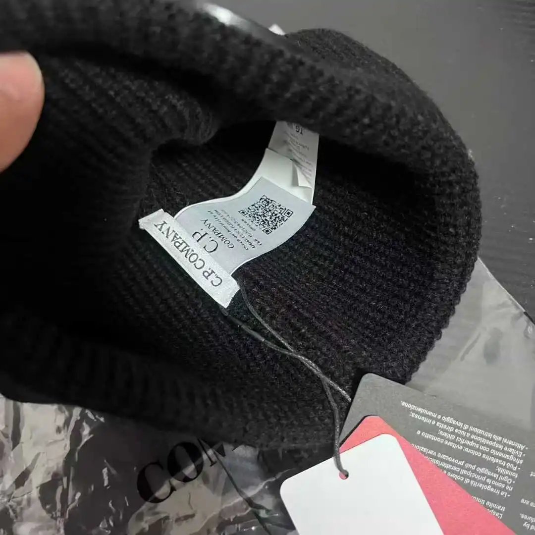C.P. Company Hats Rib-Knit Goggle Beanie image 3