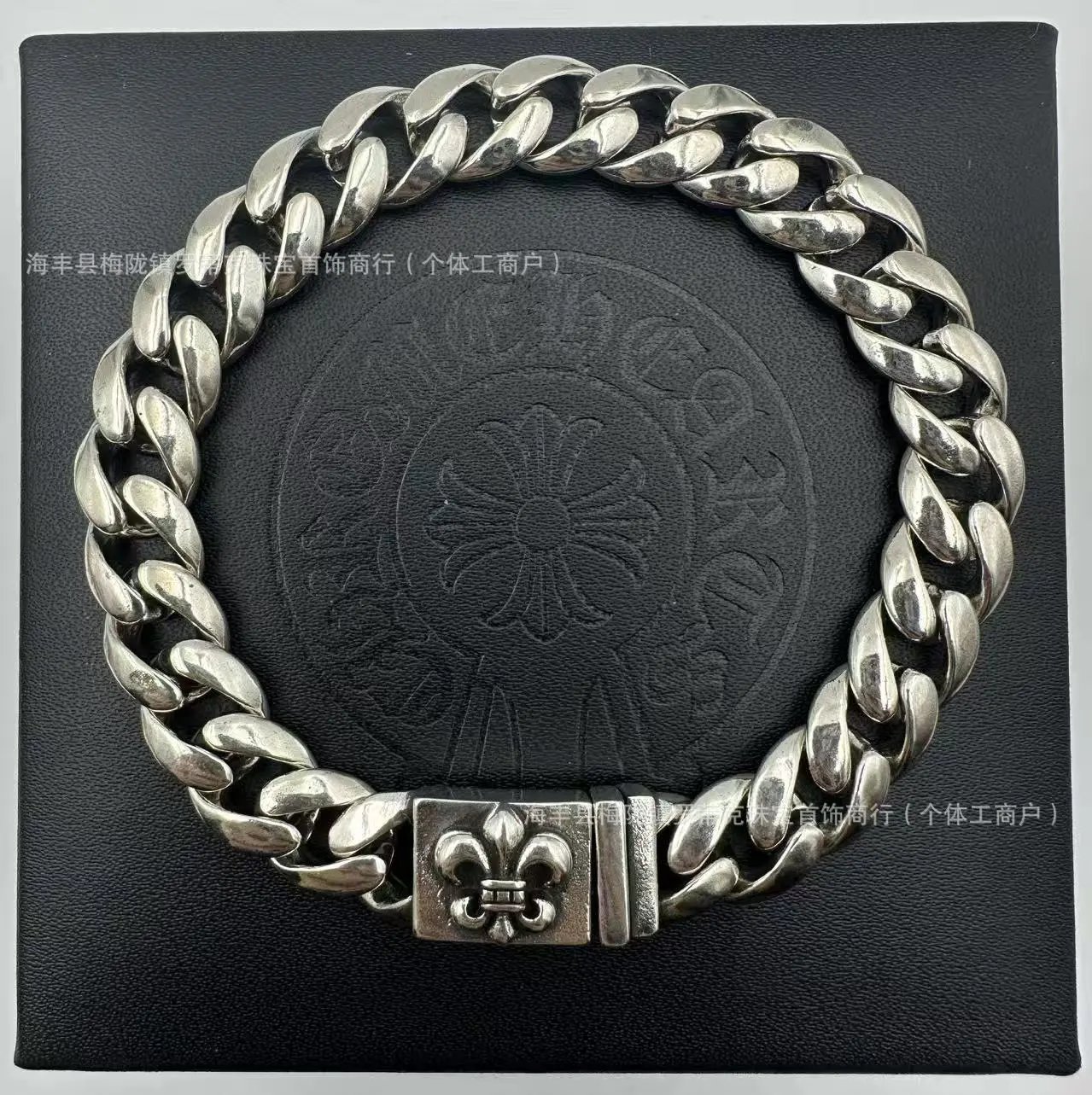 Design Chunky Link Chain Bracelet Gold Jewelry - 6