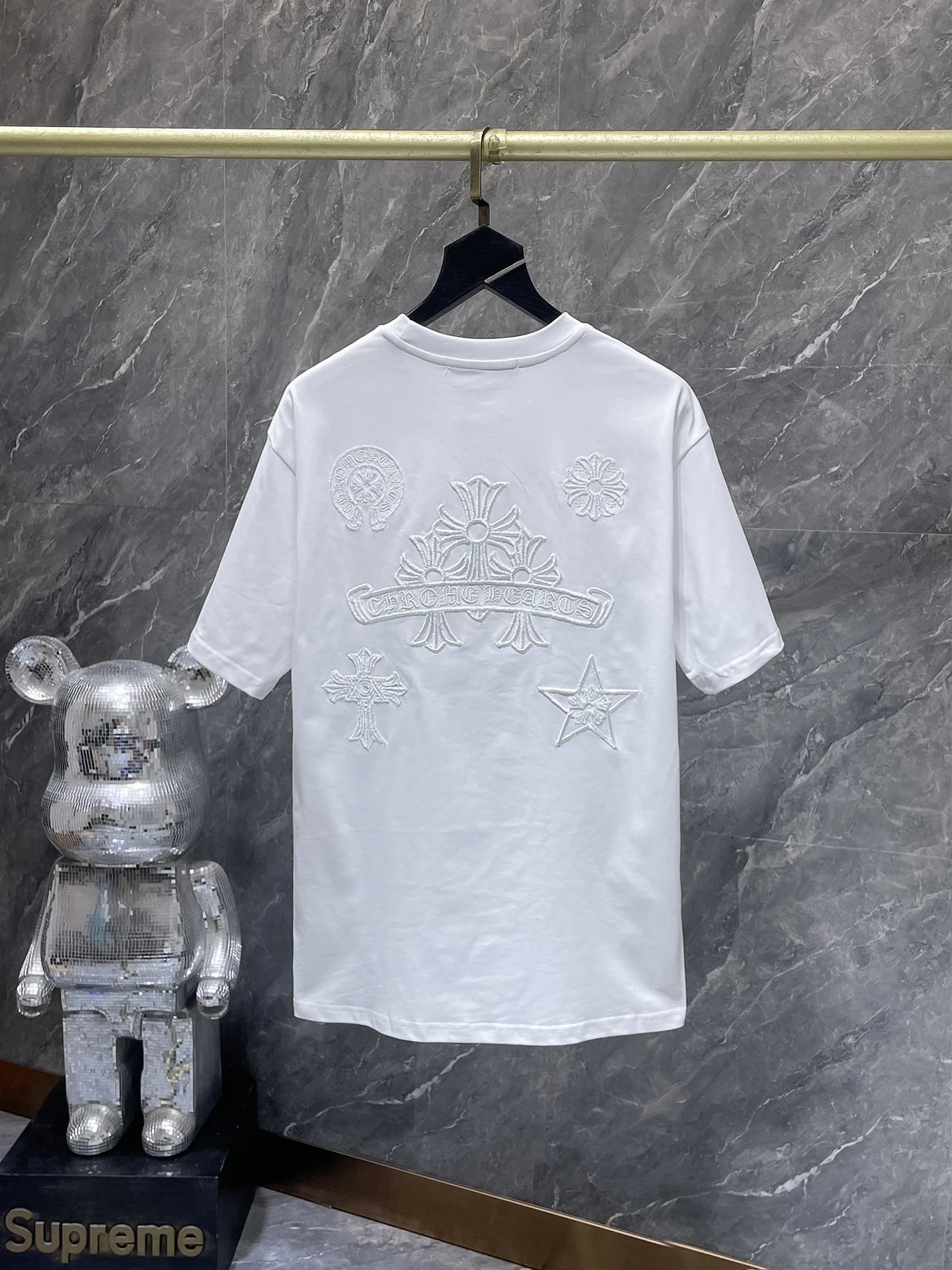 Design St Barth x Unknown Brand Graphic Print Black Oversized T-Shirt T-Shirts - 21
