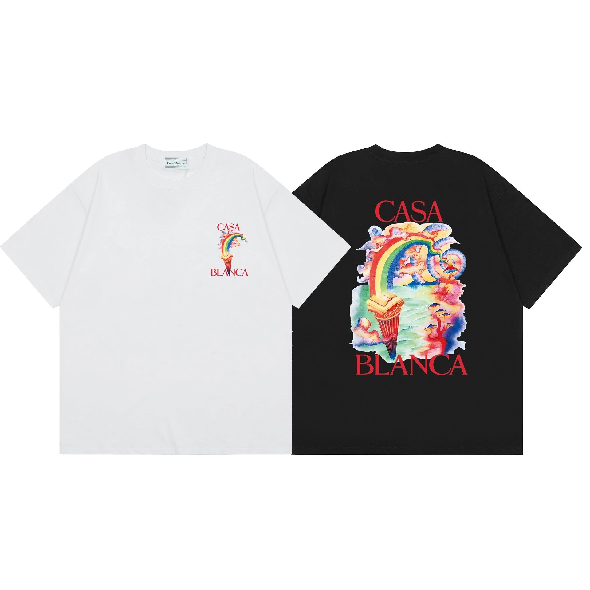 Casablanca Casa Blanca Pool Print White T-Shirt - 34