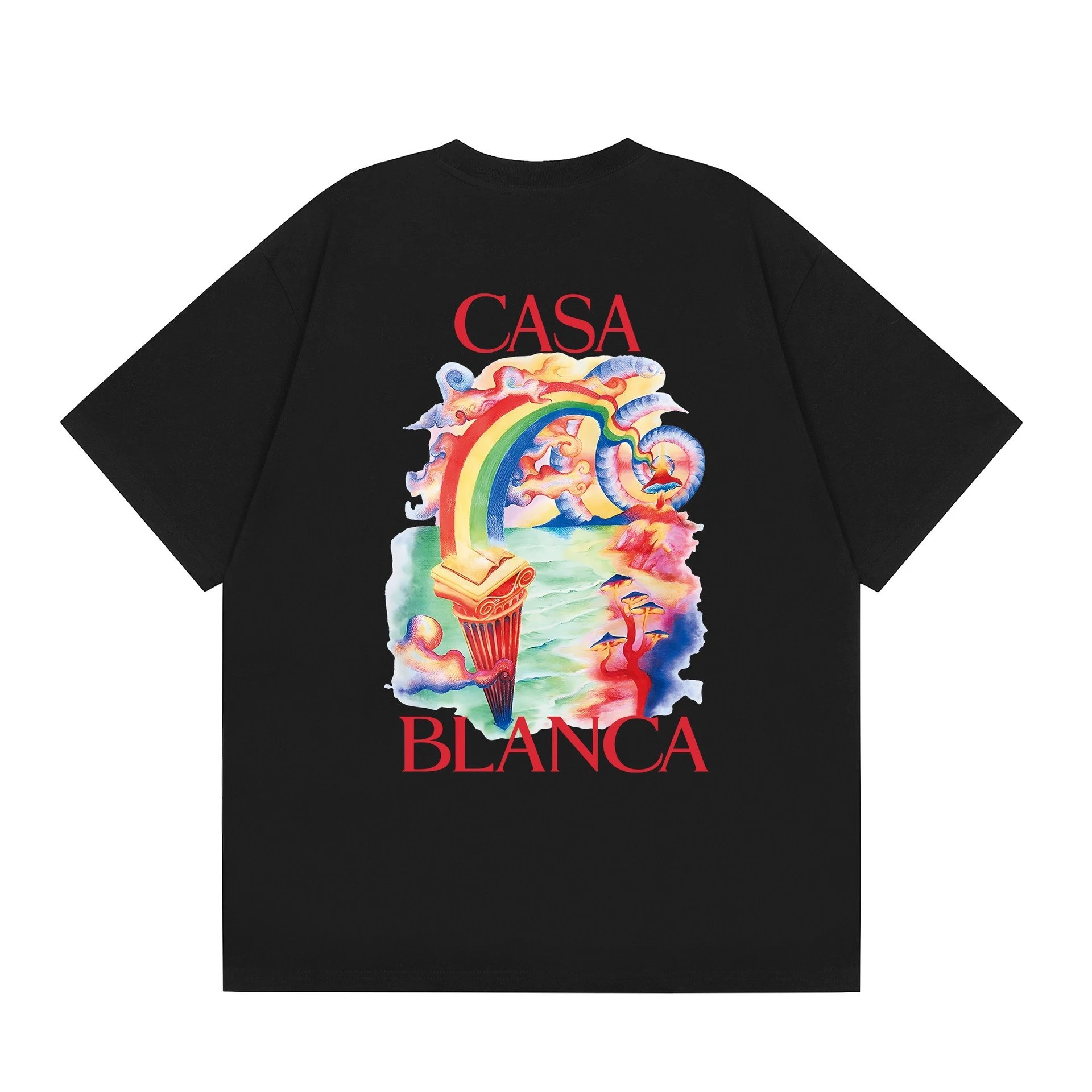 Casablanca Casa Blanca Pool Print White T-Shirt - 36