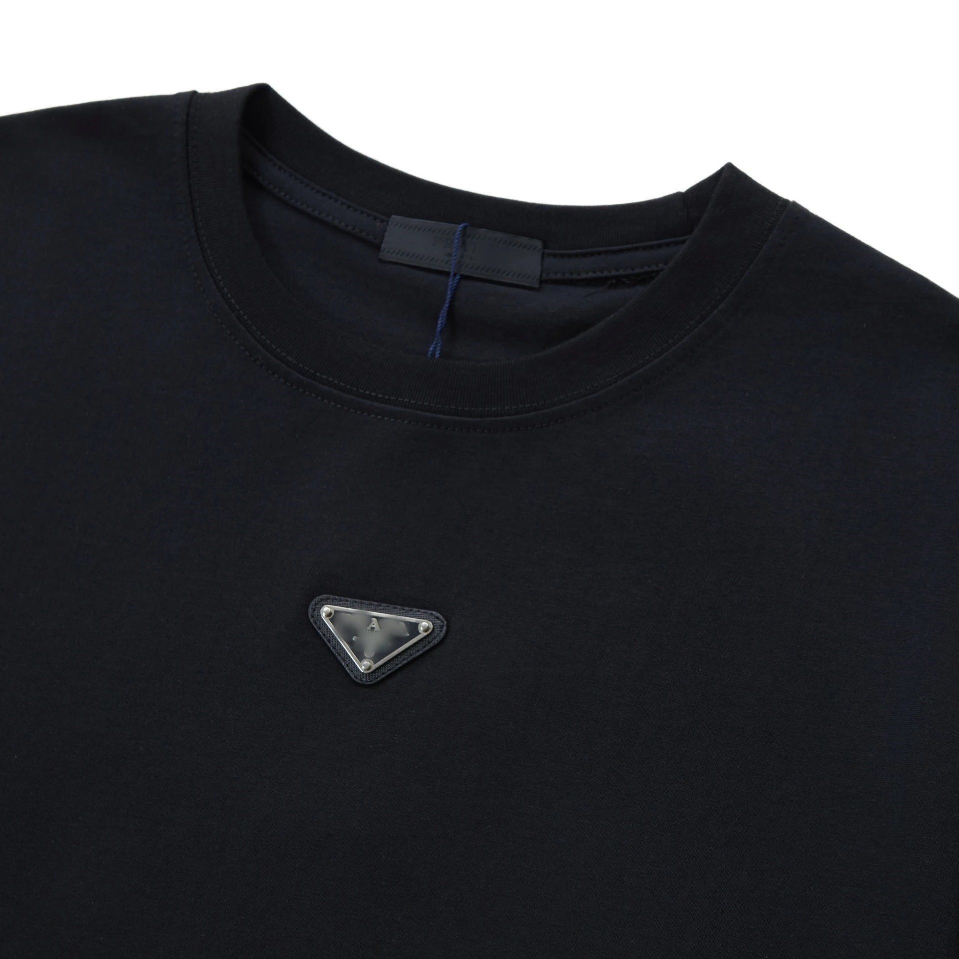 Prada Triangle Logo T-Shirt White T-Shirt - 5