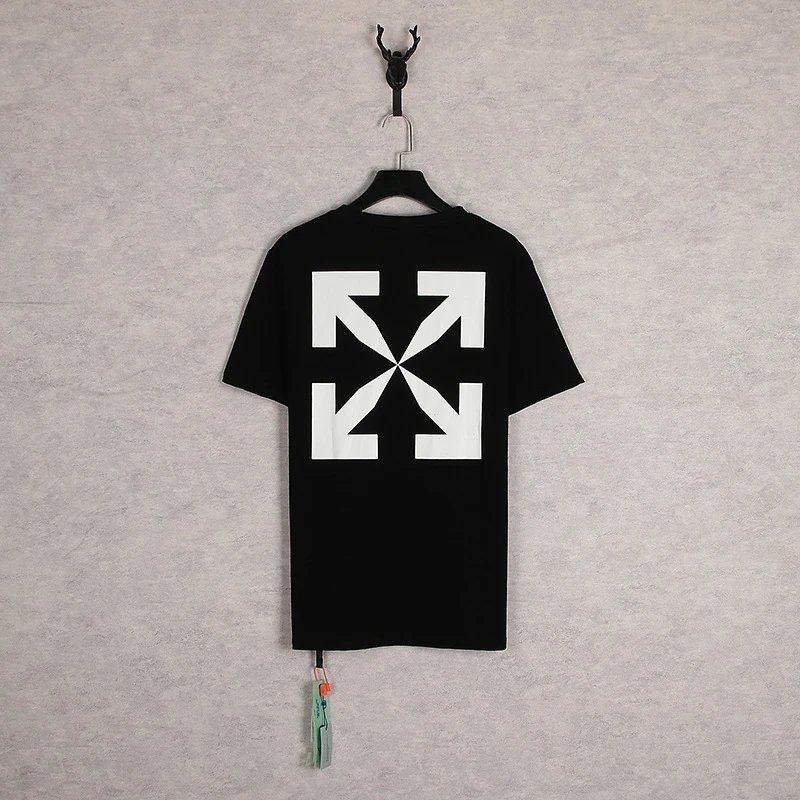Off-White Industrial Arrow Red Print White T-Shirt - 15